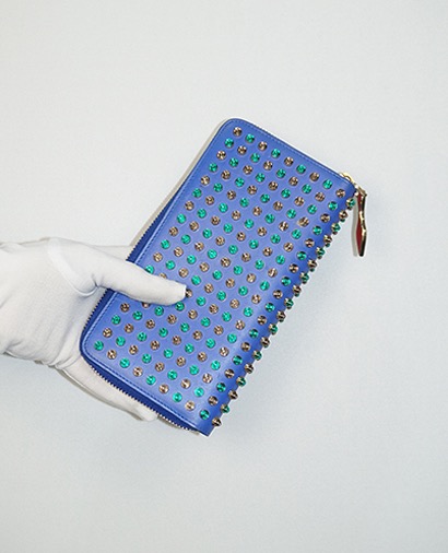 Christian Louboutin Spiked Wallet, front view